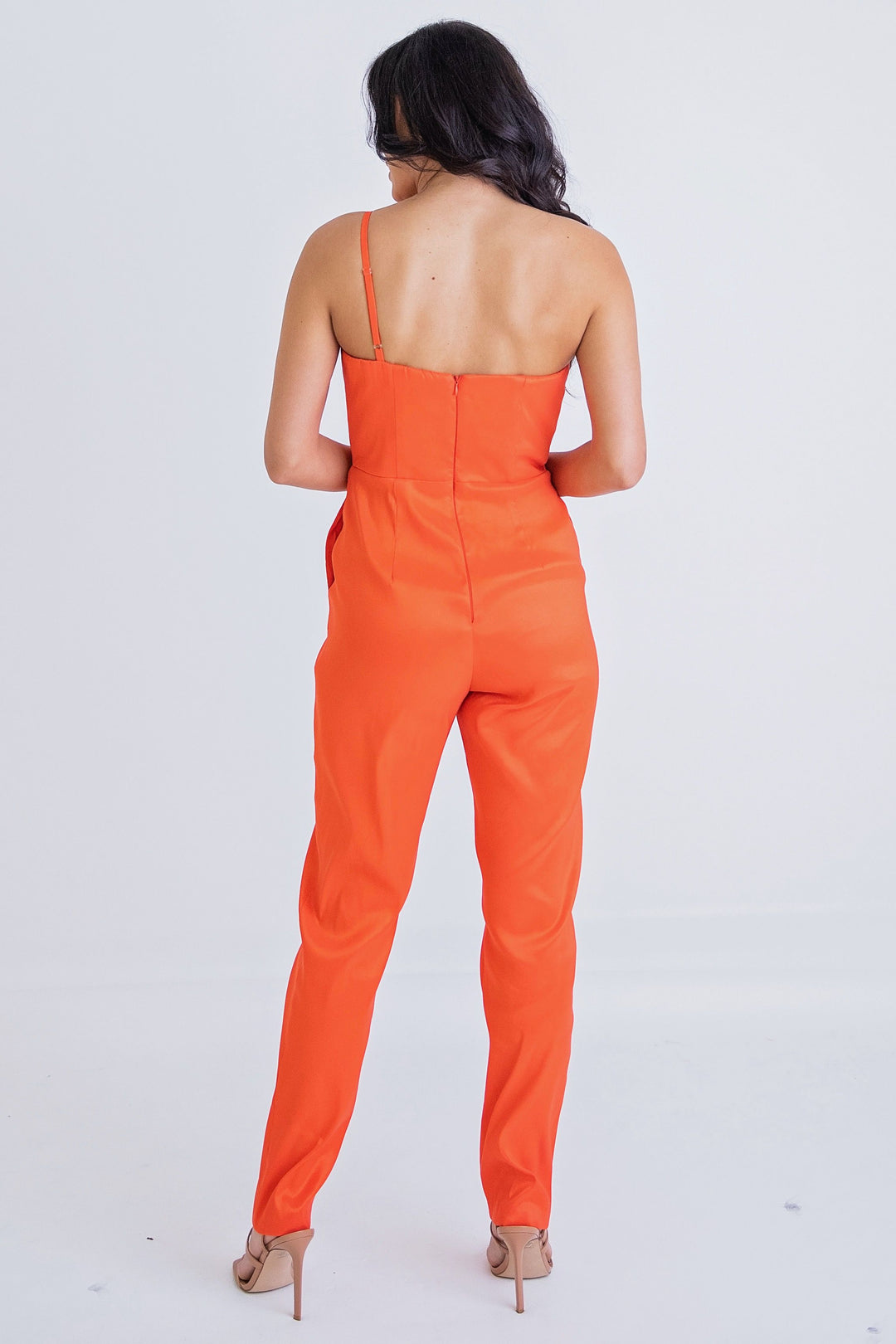 Karlie Taffeta Knot Jumpsuit