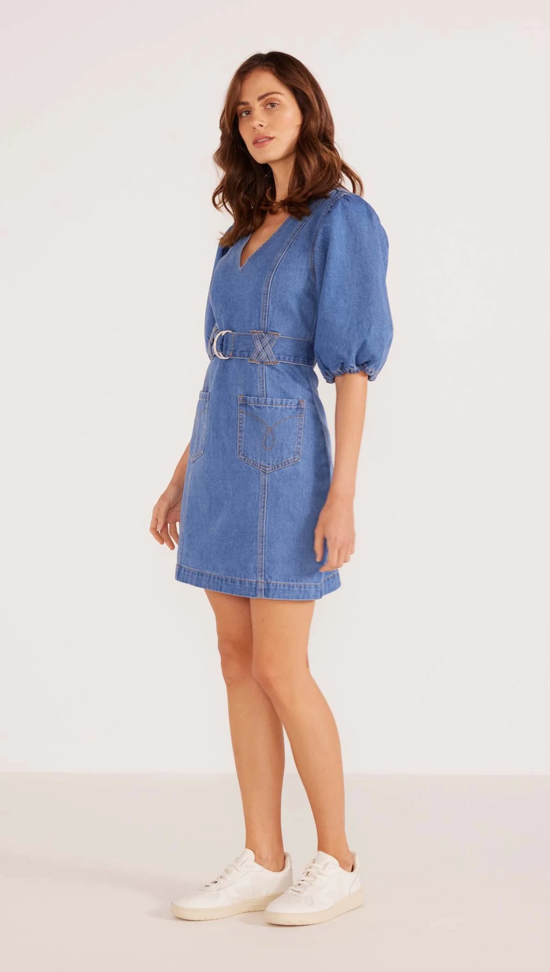 Mink Pink Peyton Denim Mini Dress