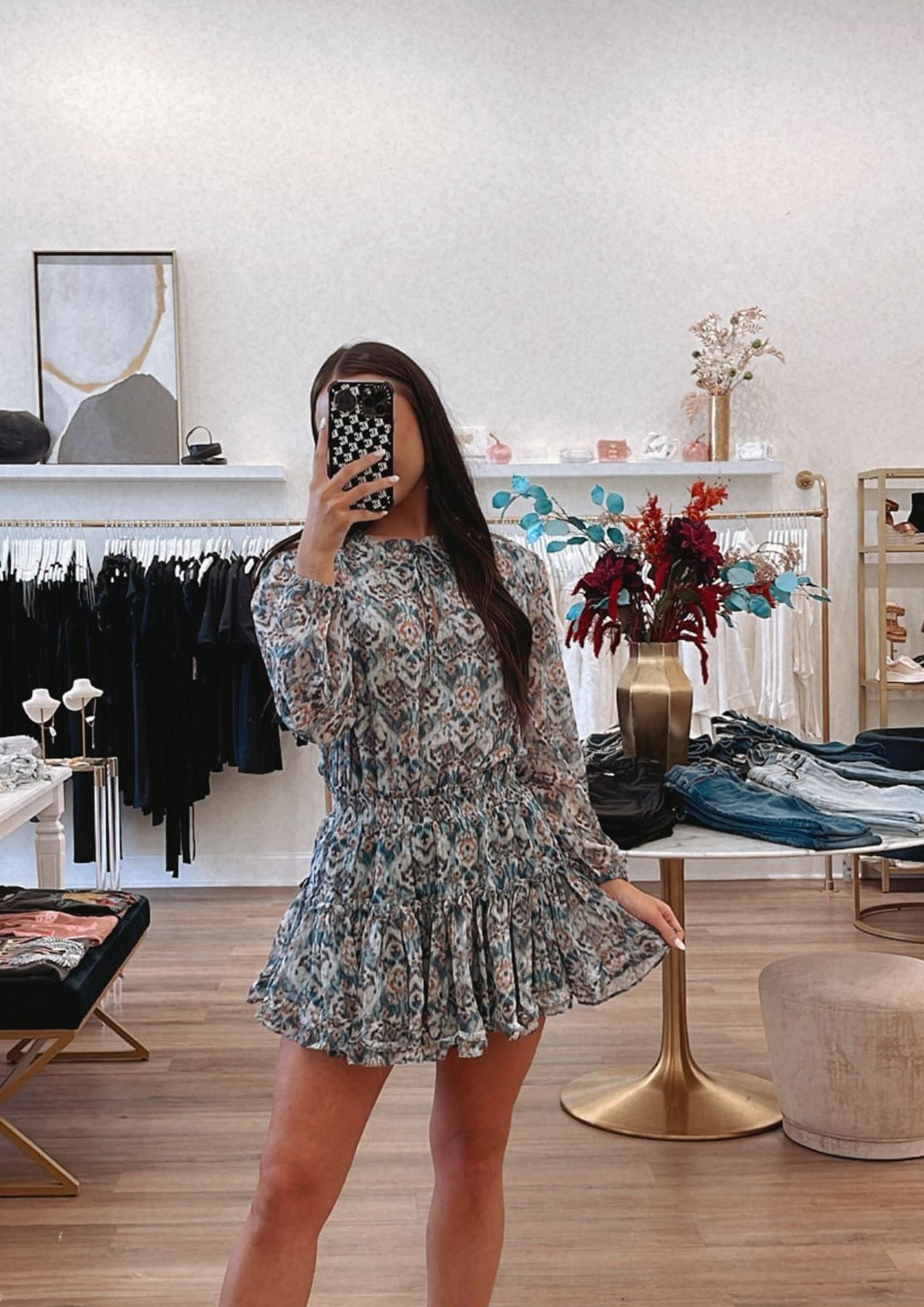 Sincerely Ours Aguarelle Mini Dress