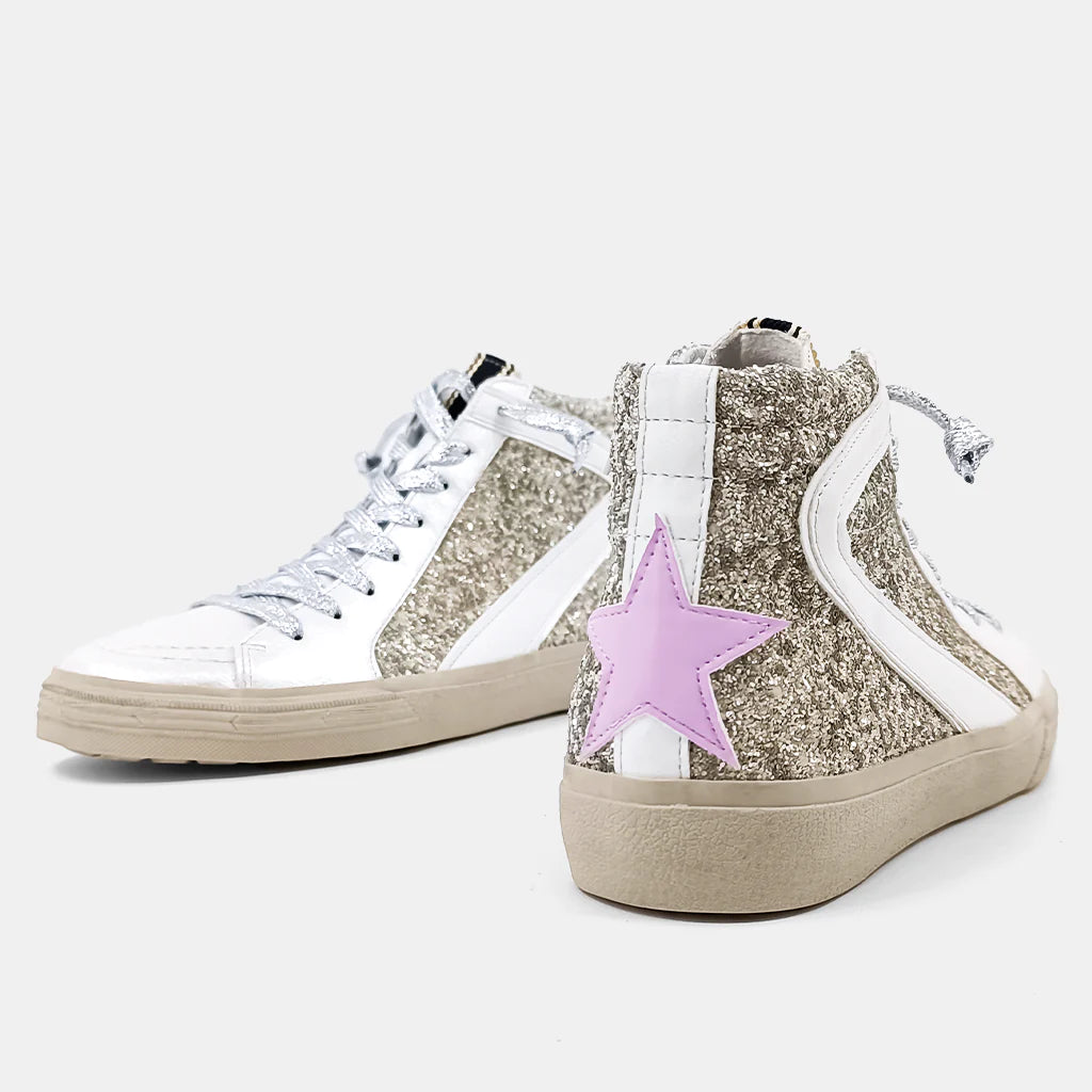 Shu Shop Rooney Sneaker- Pearl Glitter