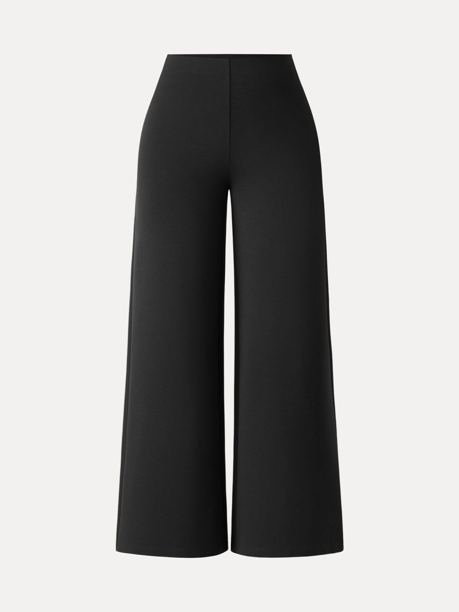 Tummy-Smooth Wide Leg Pull-on Pants with Pockets - Image 8