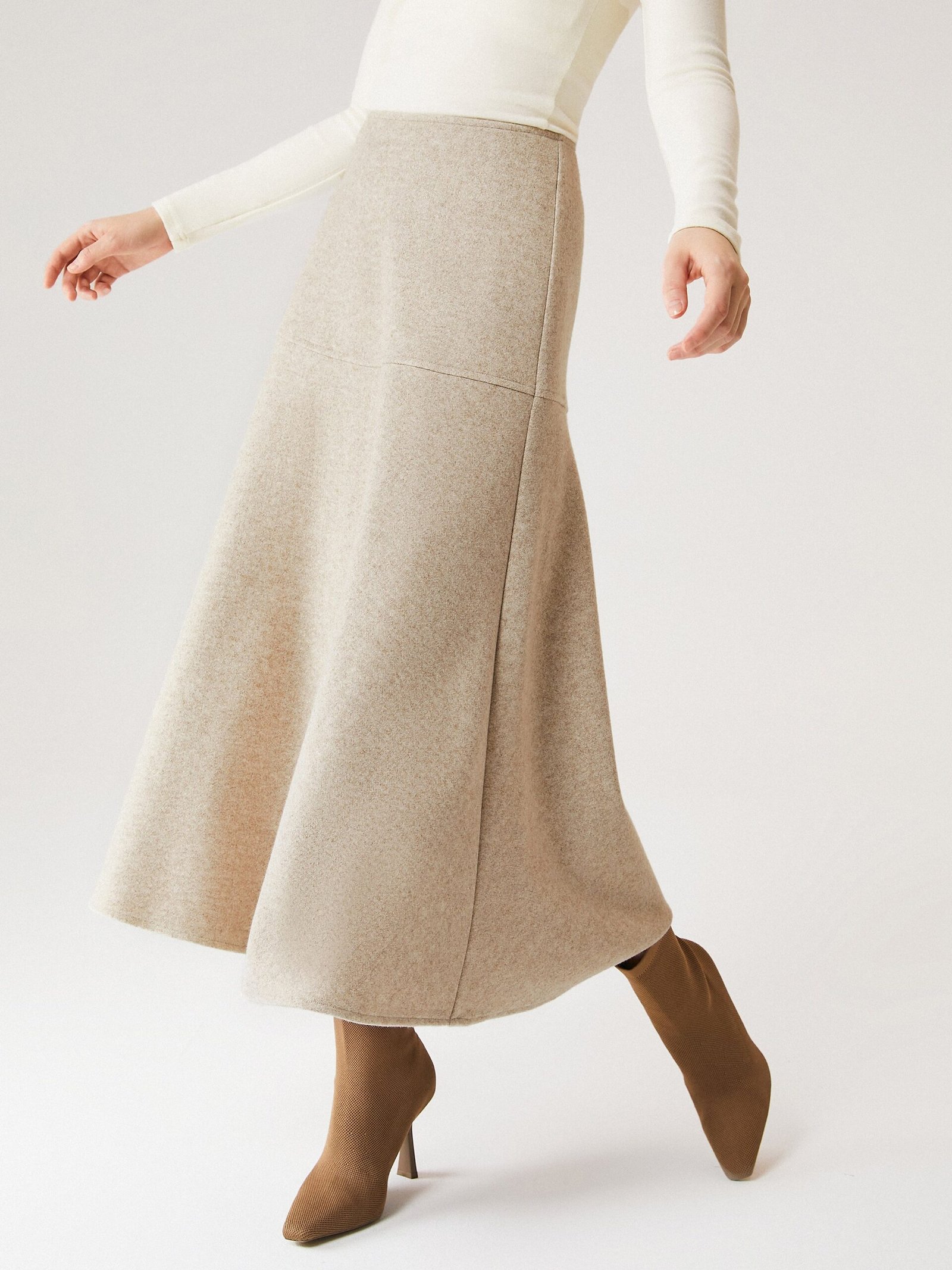 FuzzLuxe Flared Maxi Skirt - Image 5