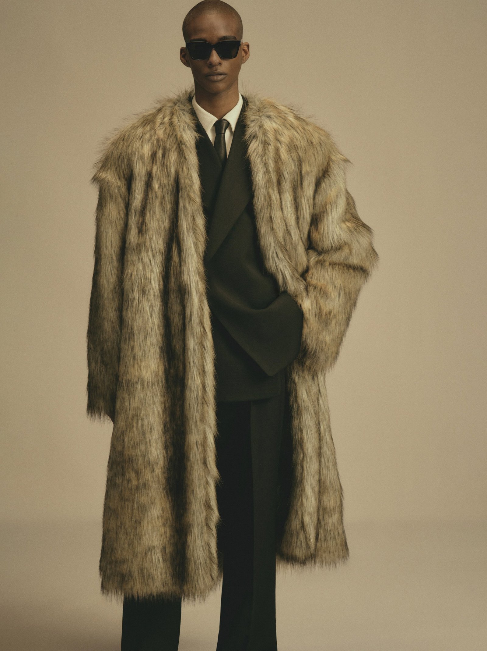 Satin Wool Double Breasted Blazer - Image 9