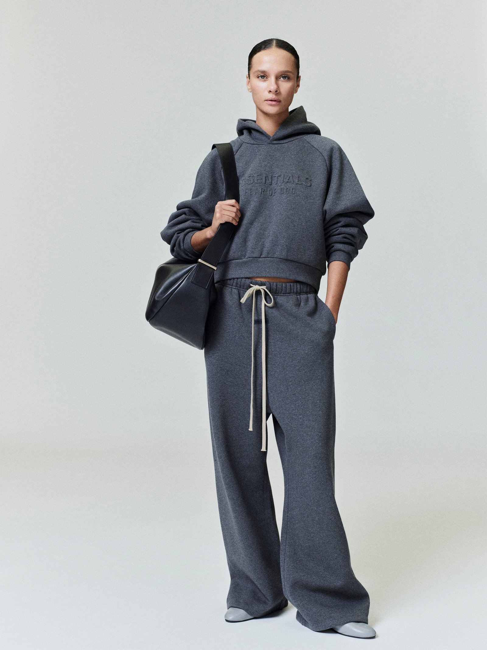 Womens Embossed 90s Raglan Hoodie