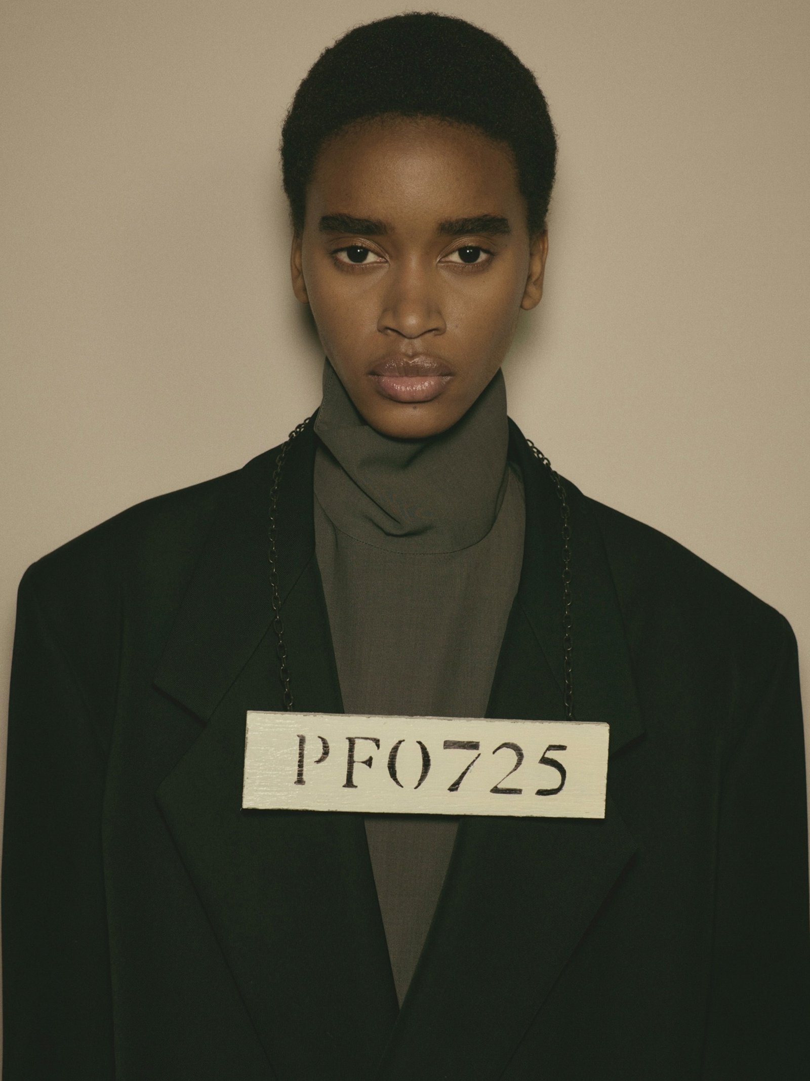 Satin Wool Double Breasted Blazer - Image 10