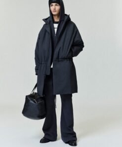 Tech Nylon Hooded Parka