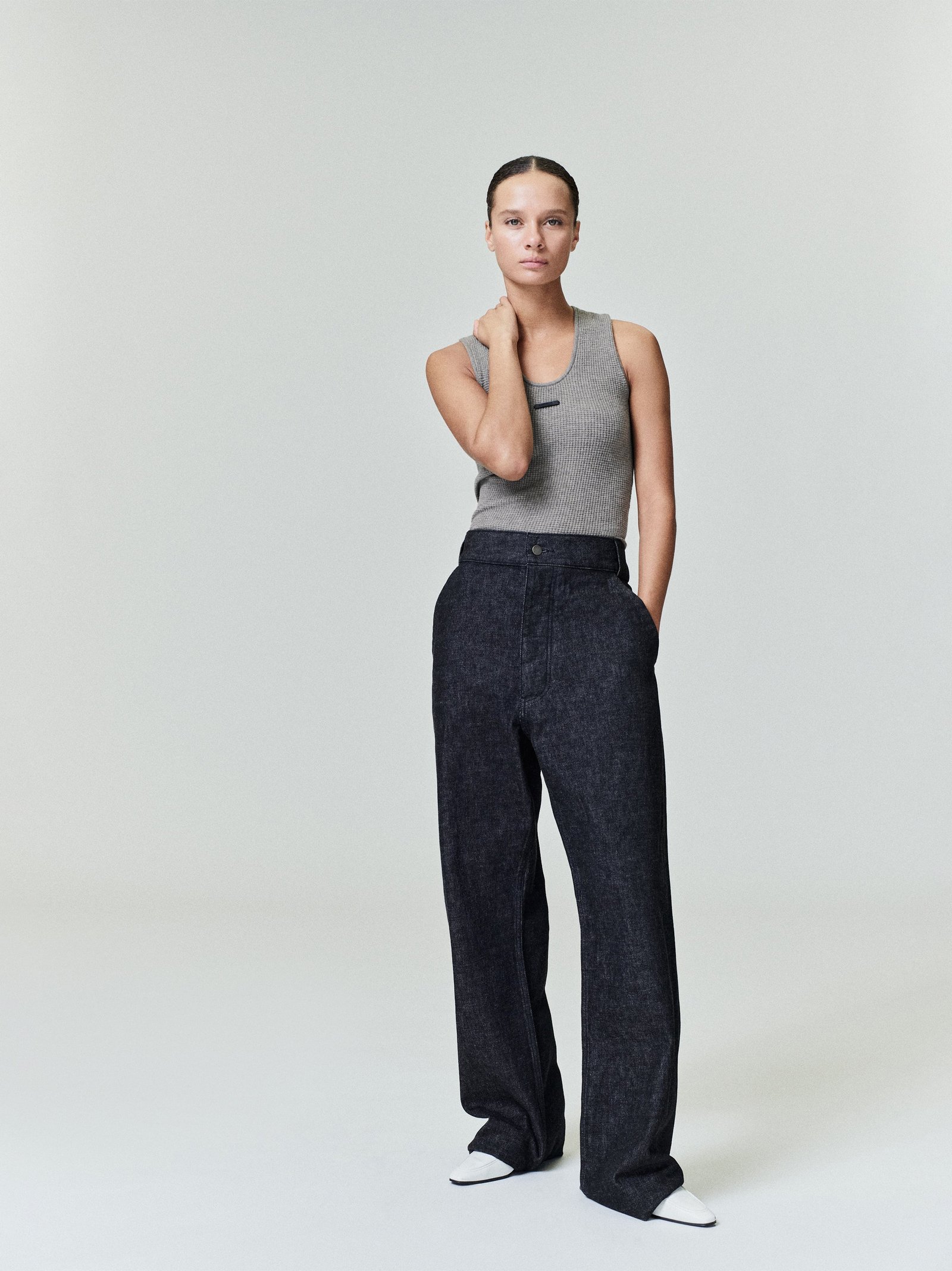 Womens Waffle Tank - Image 2