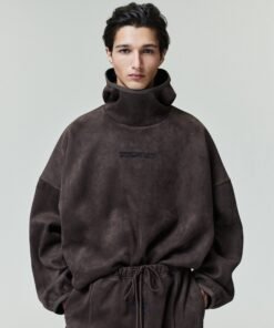 Suede Fleece Modern Hoodie