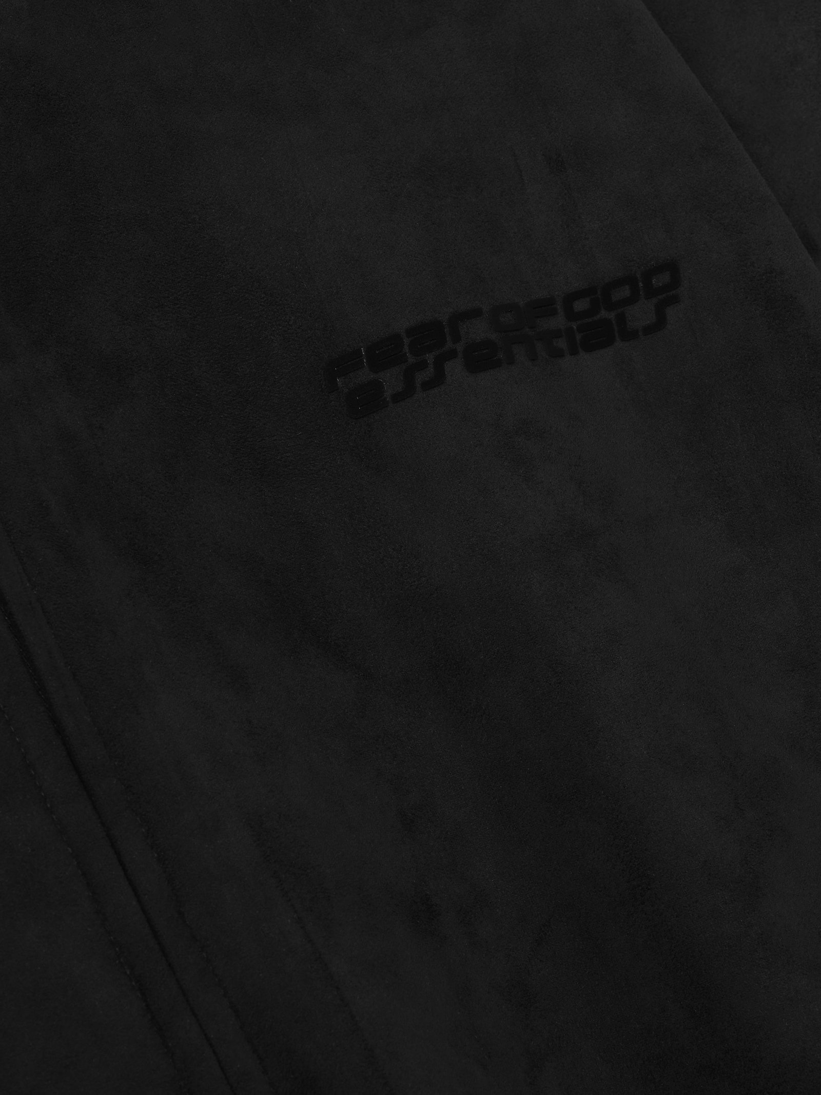 Womens Suede Fleece Vintage Track Jacket - Image 7