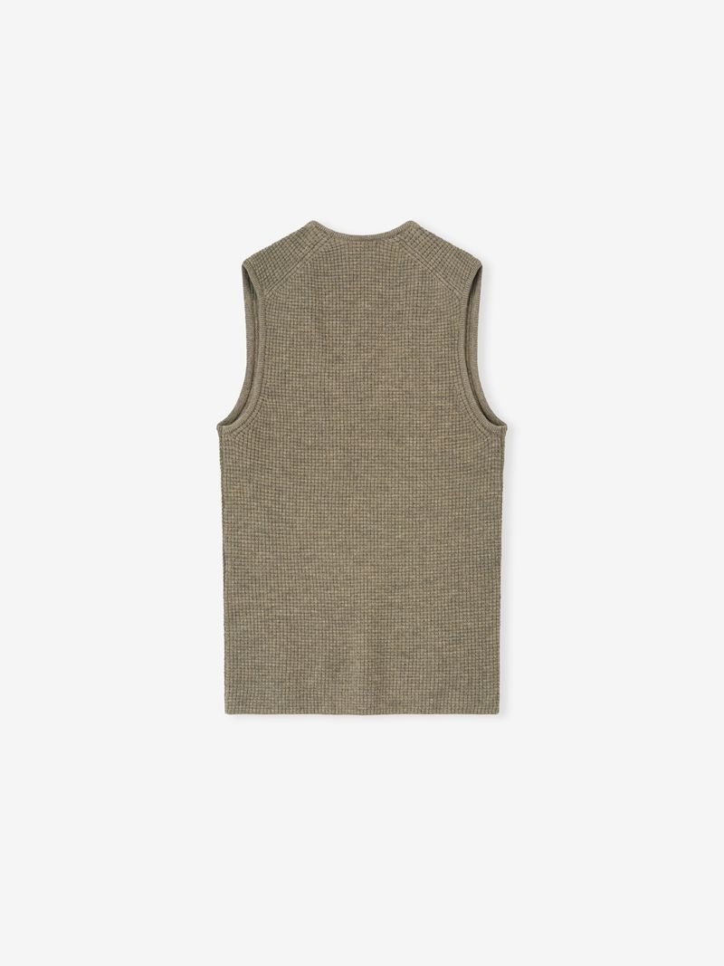 Womens Waffle Tank - Image 4