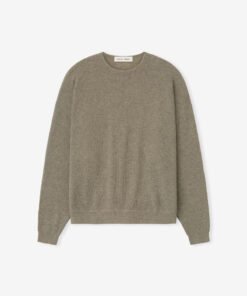 Waffle Crewneck 90s Sweater