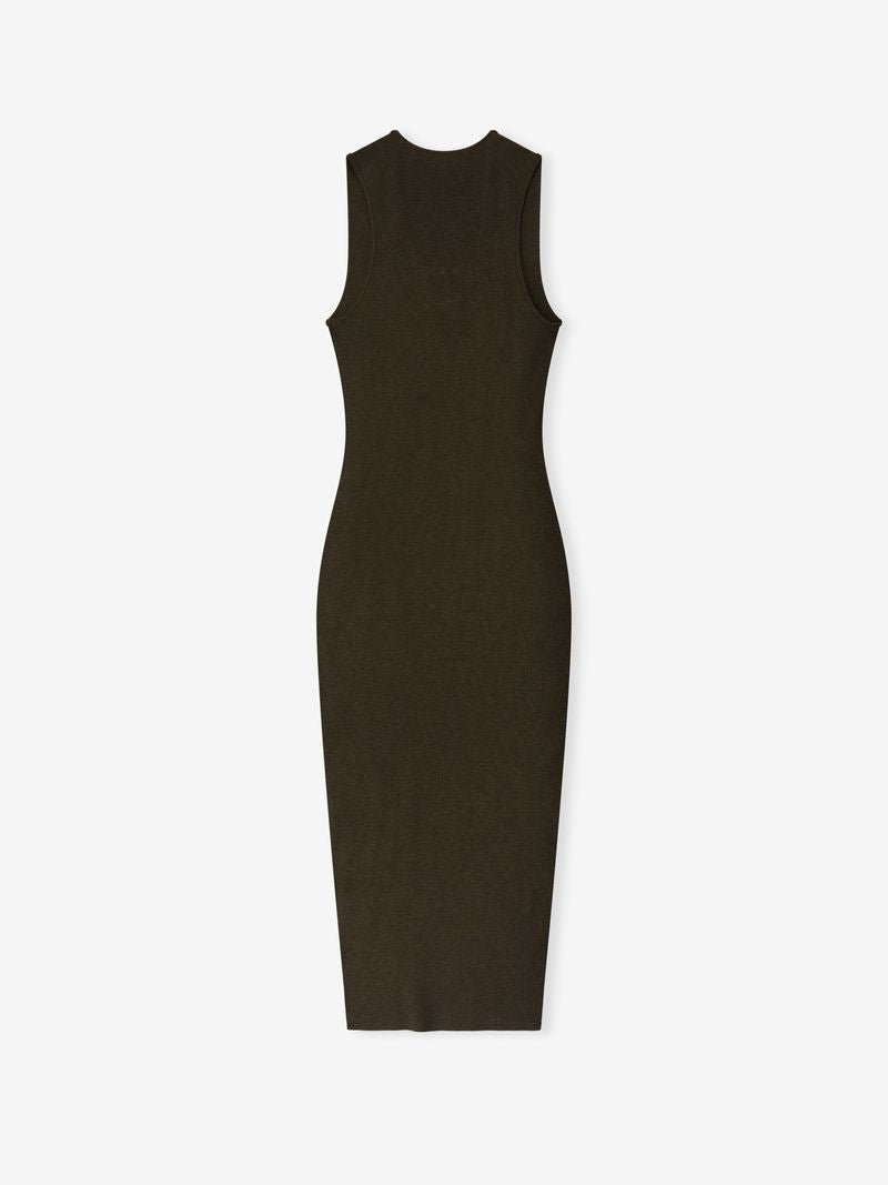 Womens Rib Tank Dress - Image 2