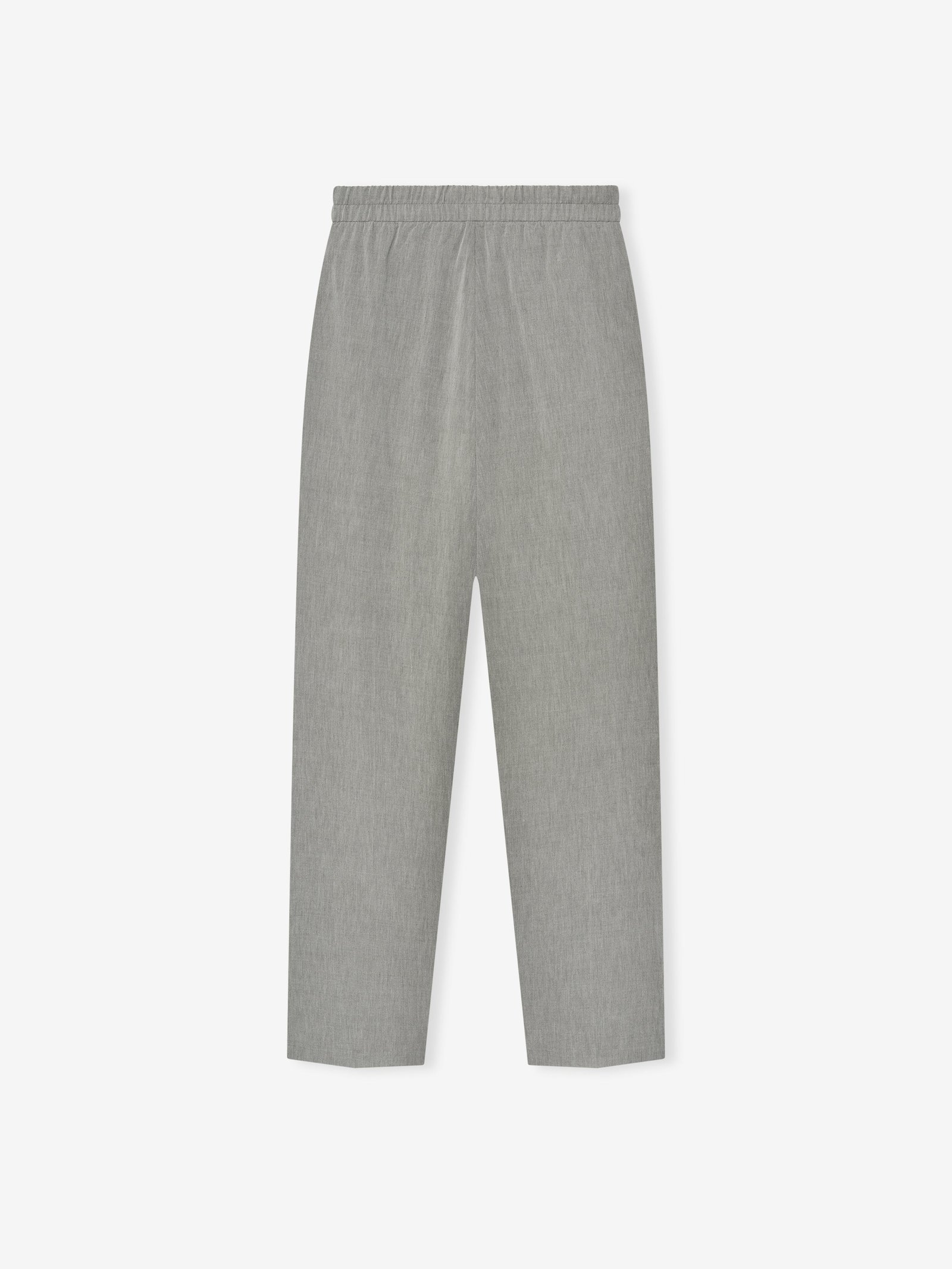 Virgin Wool Drawstring Straight Pant - Image 2