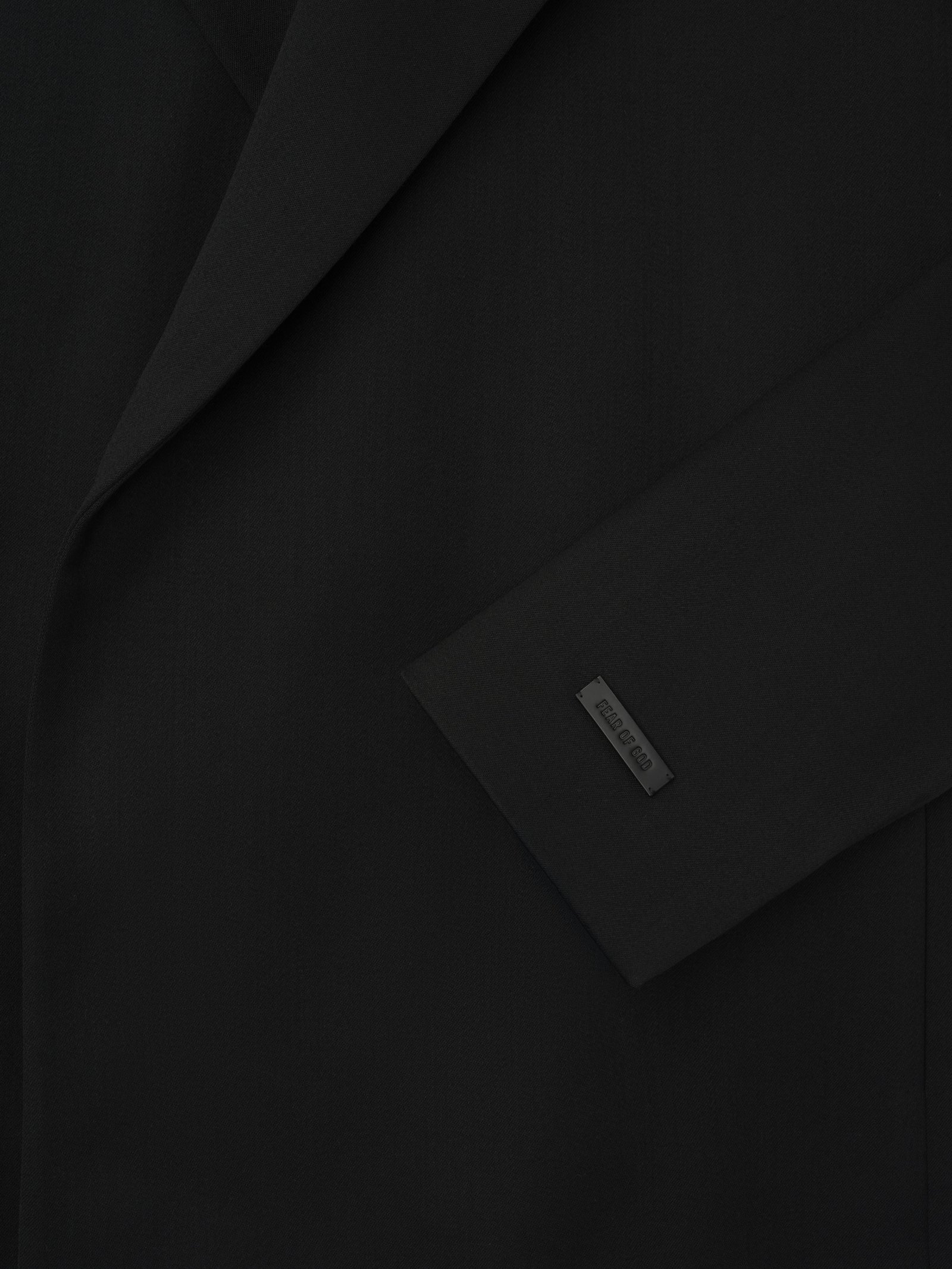 Satin Wool Double Breasted Blazer - Image 6