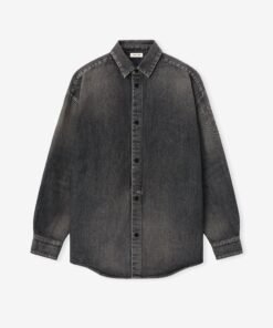 Snap Front Denim Overshirt