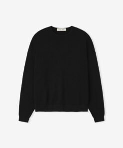 Waffle Crewneck 90s Sweater