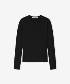 Womens Rib Long Sleeve Top